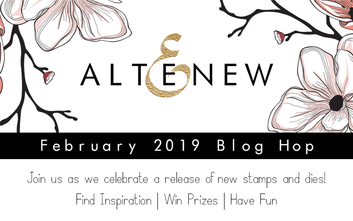 Altenew February 2019 Blog Hop Graphic