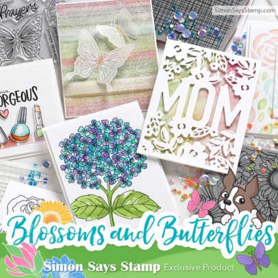 Simon Says Stamp Blossoms and Butterflies