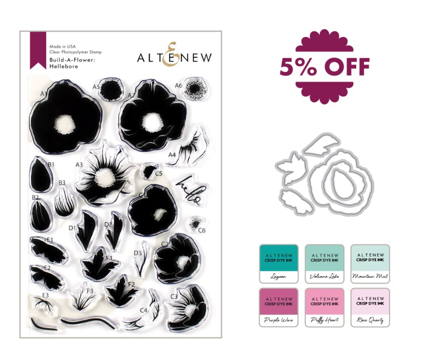 BAF Hellebore with Ink