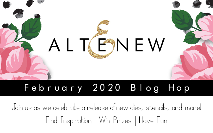 Altenew Feb 2020 Blog Hop Graphic