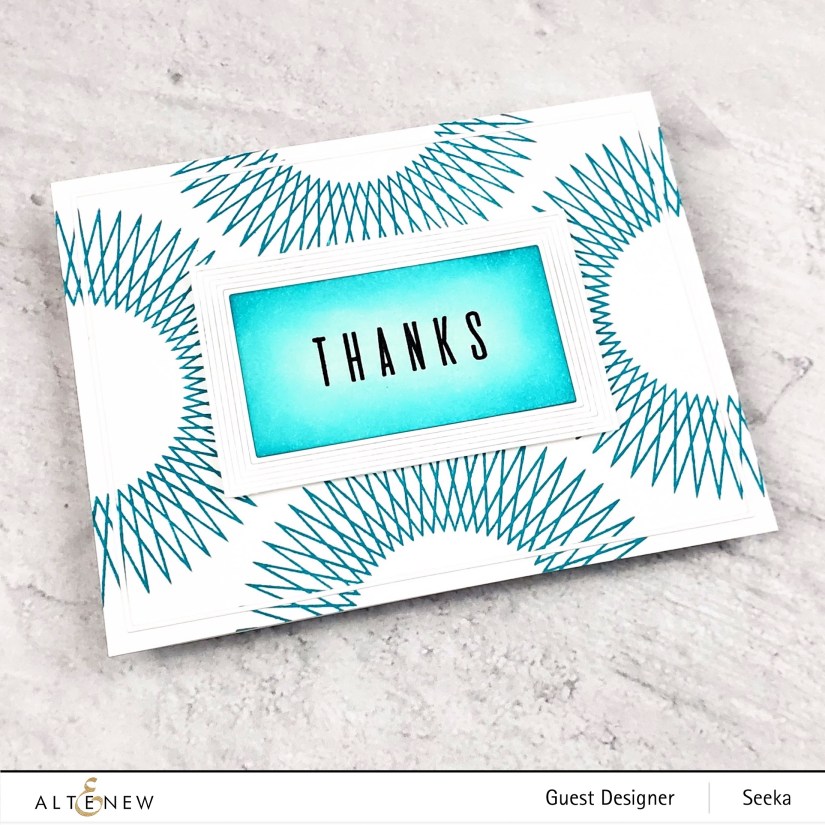 Altenew-Spheres &amp; Spirals, Fine Frames Rectangles-Seeka 2